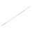 Fibo Profile J Shape End Chrome 2400mm x 10mm
