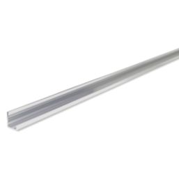 Fibo Profile J Shape End Chrome 2400mm x 10mm