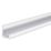 Fibo Profile J Shape End Chrome 2400mm x 10mm
