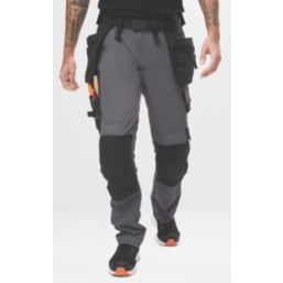 Snickers 6271 Work Trousers Steel Grey  36" W 30" L