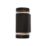 Lutec Focus Outdoor Up & Down Wall Light With Photocell Matt Black