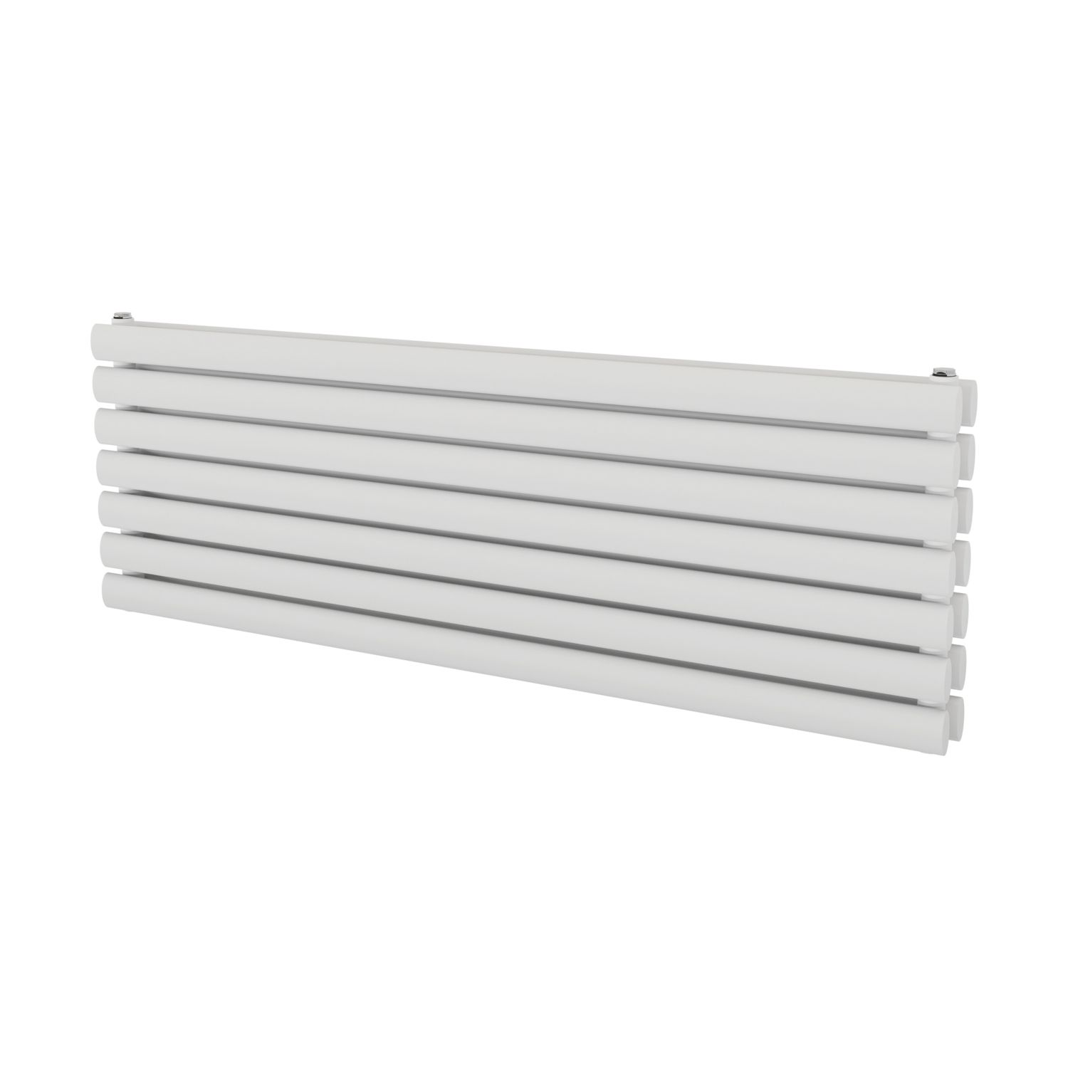 Ximax Fortuna Duplex 410mm x 1200mm 3034BTU White Horizontal Designer Radiator (819GL)
