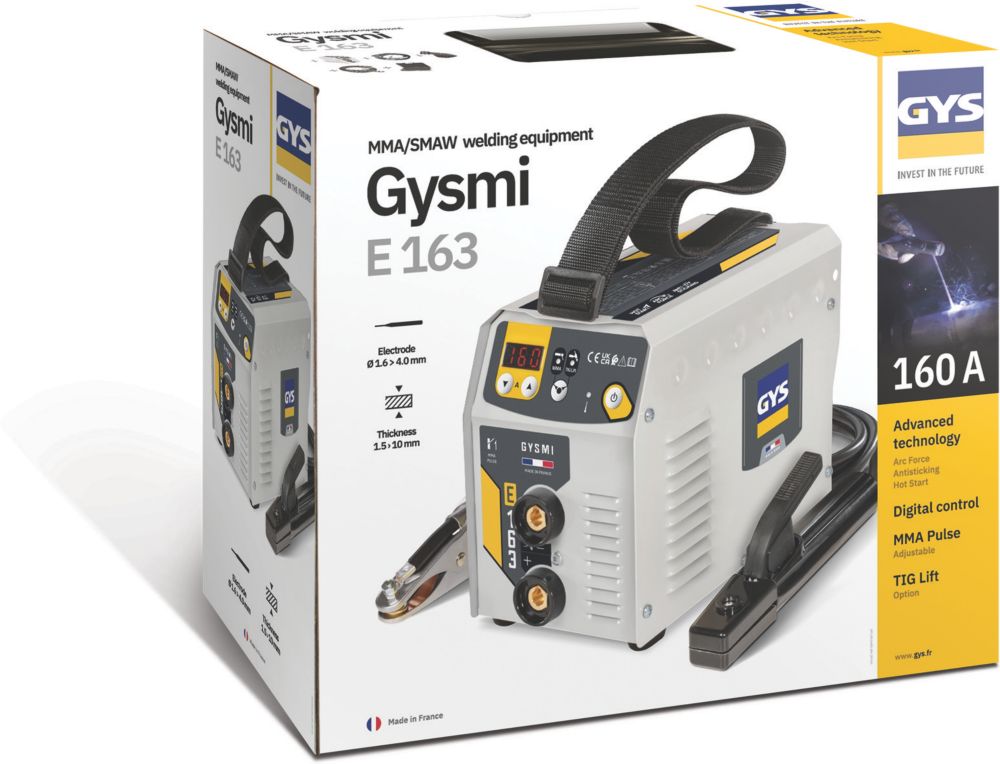 GYS GYSMI 160E Arc Welder C/W Case & Leads | GYS MMA Welder - View #7
