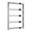 Reina 740mm x 550mm 614BTU Chrome Flat Designer Towel Radiator