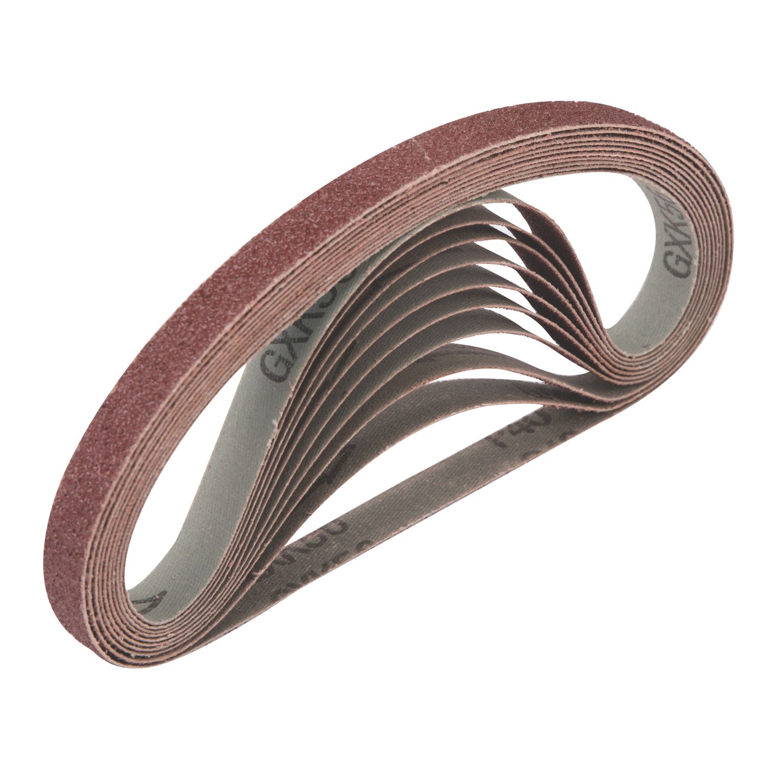 Titan 40 Grit Multi-Material Sanding Belts 457mm x 13mm 10 Pack (819PG)