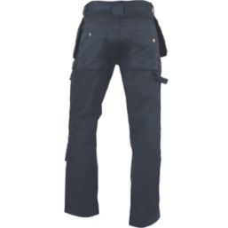 Dickies Redhawk Pro Trousers Navy Blue 36" W 30" L