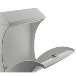 Burg-Wachter Swing Post Box White Painted Finish