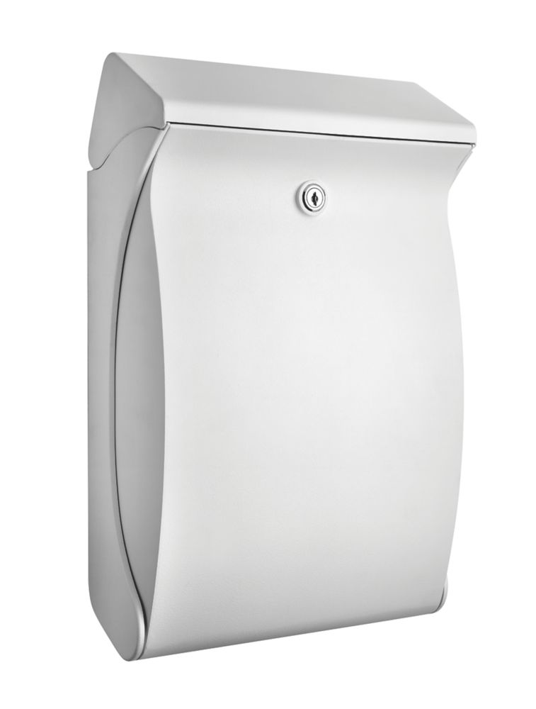 Burg-Wachter Swing Post Box White Painted Finish