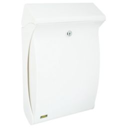 Burg-Wachter Swing Post Box White Painted Finish
