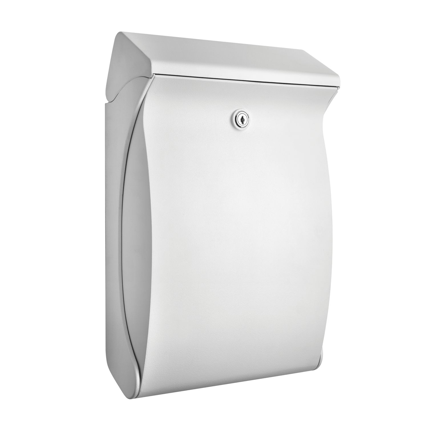 Burg-Wachter Swing Post Box White Painted Finish (819TY)