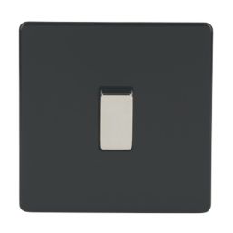 Varilight  10AX 1-Gang Intermediate Switch Jet Black