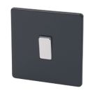 Varilight  10AX 1-Gang Intermediate Switch Jet Black