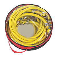 Bungee Cords with Zinc Hooks Yellow 1200 x 12mm 6 Pack