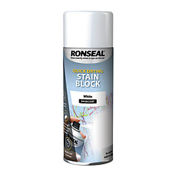 Ronseal Stain Block White Natural Finish 400ml