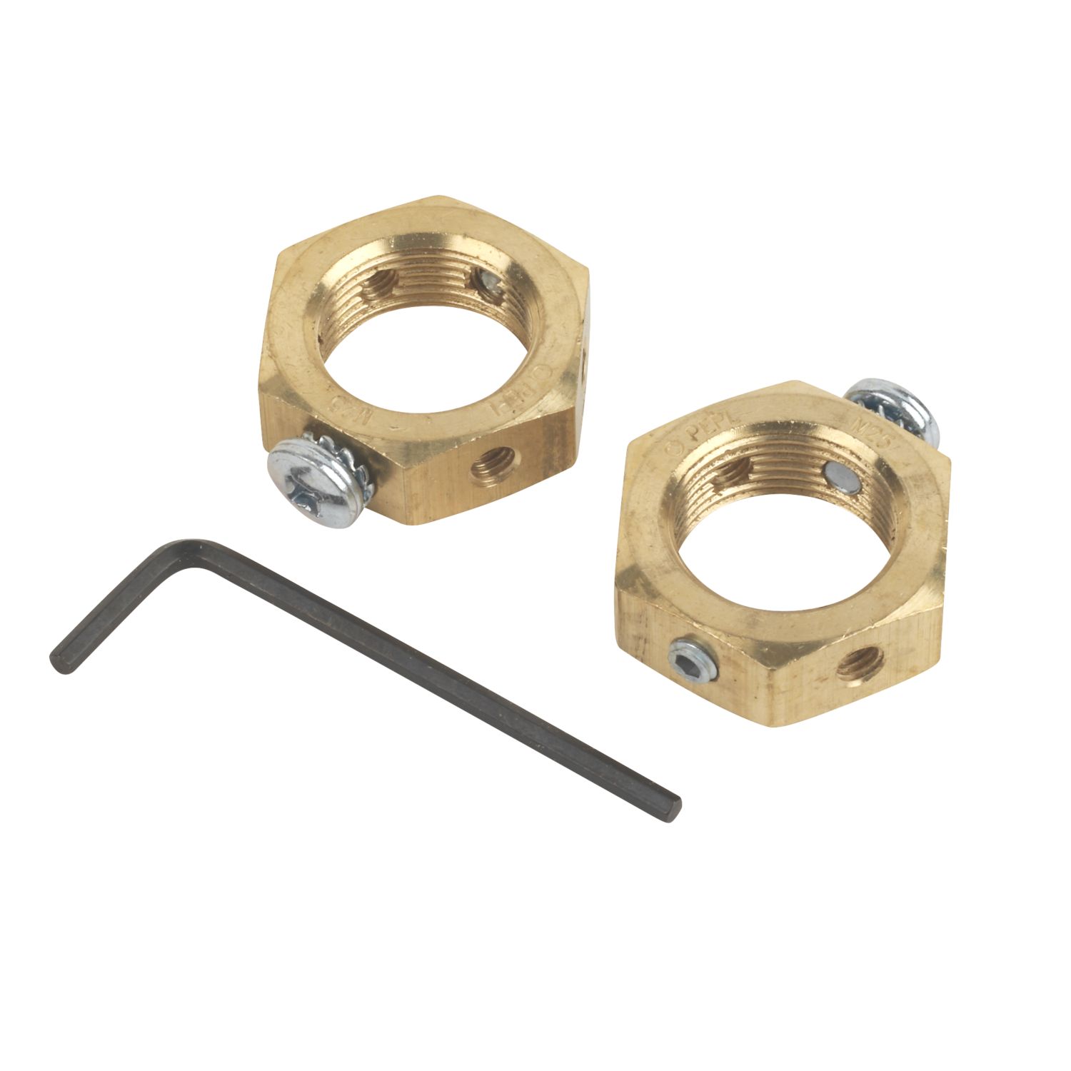 Essentials Earthing Nuts 25mm 2 Pack (82097)