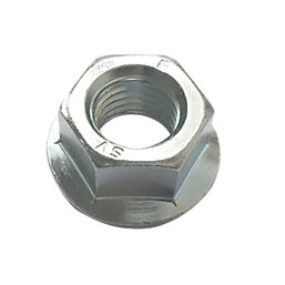 Easyfix BZP Carbon Steel Flange Head Nuts M12 50 Pack