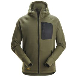 Snickers 8041 FlexiWork Hoodie Khaki Green 2X Large 52" Chest
