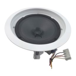 Labgear 6.5" 6W RMS Wired 2-Way Ceiling Speaker White