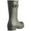 Hunter  Size 10  Dark Olive Non Safety Wellies