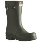 Hunter  Size 10  Dark Olive Non Safety Wellies