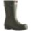 Hunter  Size 10  Dark Olive Non Safety Wellies