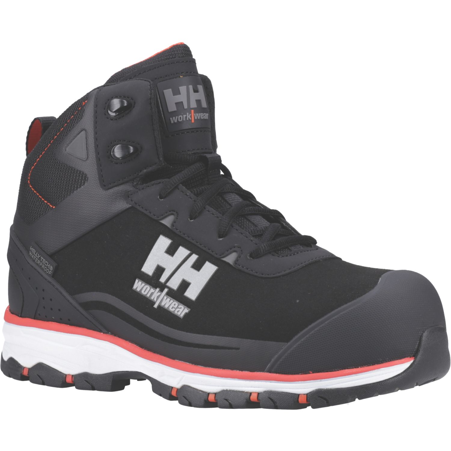 Helly Hansen Chelsea Evolution 2.0 Mid Size 12 Black Waterproof Safety Boots (820EK)