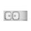 Clearwater Trion 2 Bowl Stainless Steel Kitchen Sink  1160mm x 500mm