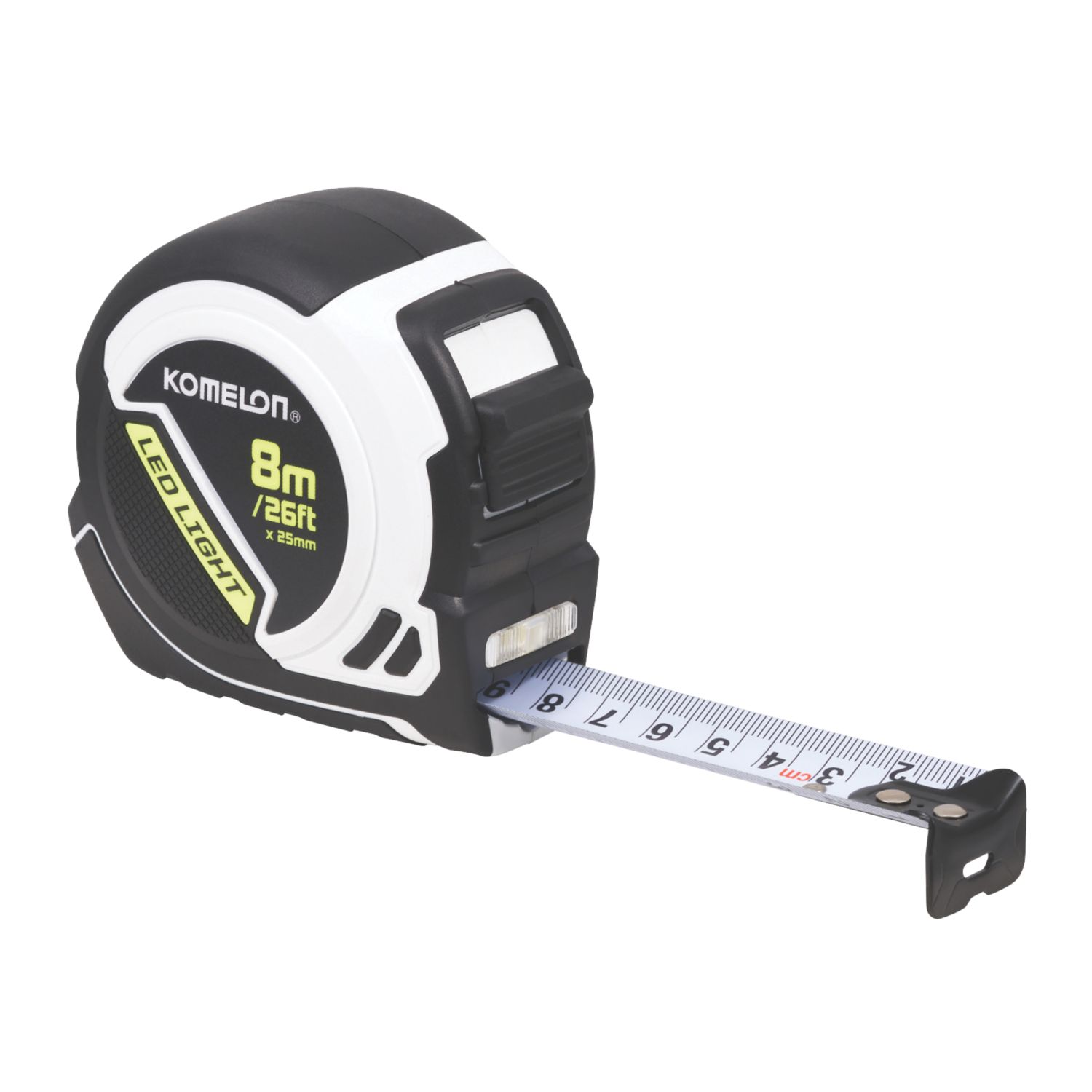 Komelon LED Light 8m Tape Measure (820GM)