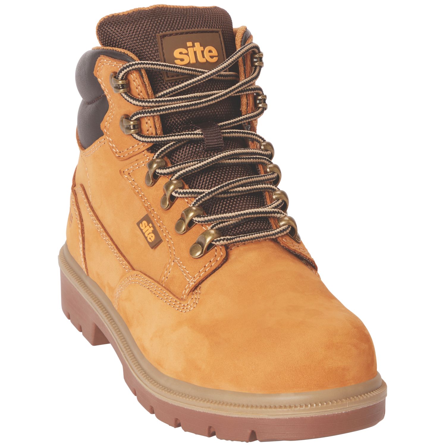 Site Skarn Size 7 Womens Honey Steel Toe Cap Safety Boots (820GX)