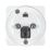 Masterplug  13A Unfused Travel Adaptor White