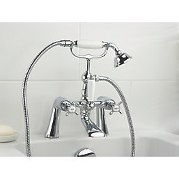 Bristan 1901 Deck-Mounted  Bath/Shower Mixer Chrome