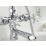 Bristan 1901 Chrome 345mm Deck Mounted Dual Control Manual Shower Mixer Tap