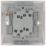 British General Nexus Metal 20A 16AX 2-Gang 2-Way Light Switch  Antique Brass