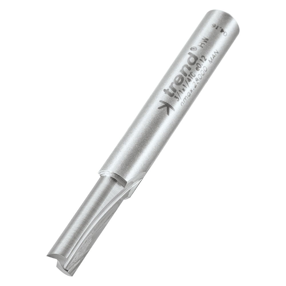Trend 3/1X1/4TC 1/4" Shank DoubleFlute Straight Router Cutter 5mm x