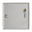Contactum iConic 1-Gang Blanking Plate Brushed Steel