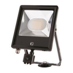 Collingwood  Indoor & Outdoor LED Residential Floodlight With PIR Sensor Black 50W 3000 / 3300 / 3900lm