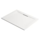 Mira Flight Level Rectangular Shower Tray Gloss White 1400mm x 760mm x 25mm