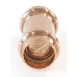 Conex Banninger B Press Gas  Copper Press-Fit Equal Straight Couplers 22mm 10 Pack
