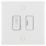 British General 800 Series 10A 1-Gang 3-Pole Fan Isolator Switch White