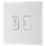 British General 800 Series 10A 1-Gang 3-Pole Fan Isolator Switch White