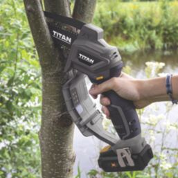 Titan  18V 1 x 2.0Ah Li-Ion   Cordless 15cm Chainsaw