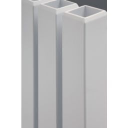 Ximax Erupto Square 600mm x 585mm 2328BTU White Vertical Designer Radiator