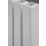 Ximax Erupto Square 600mm x 585mm 2328BTU White Vertical Designer Radiator