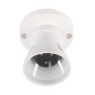 Essentials  Straight HO Batten Lamp Holder Light Fitting B22 2.52"