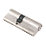 ERA 6-Pin Euro Cylinder Lock 35-45 (80mm) Satin Nickel