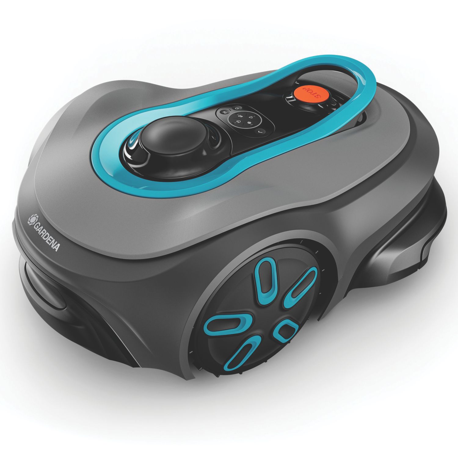 Gardena 18V 5.0Ah Li-Ion Wireless Charging Brushless Cordless 16cm Sileno Free 600m² Robotic Mower (821CG)