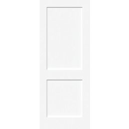 Green & Taylor  Satin Painted White Wooden Shaker Internal Fire FD30 Door 1981mm x 762mm