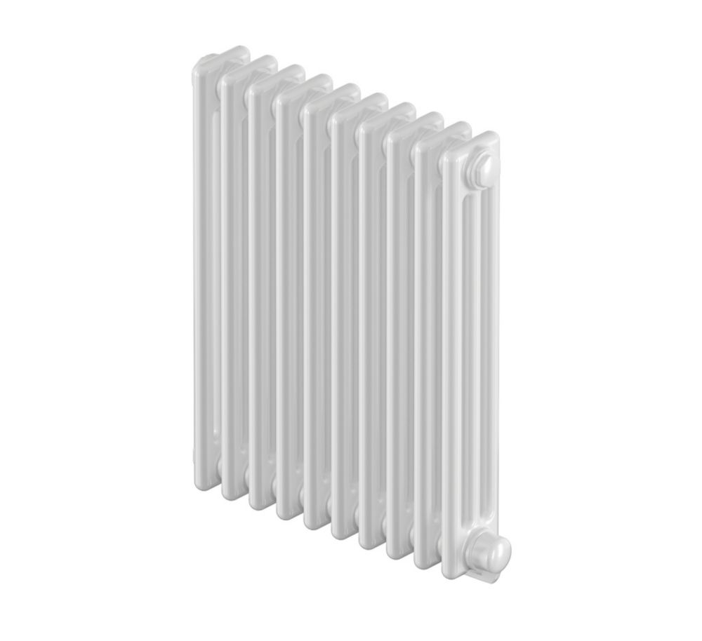 Acova Vuelta 500W 3-Column Electric Radiator 623mm x 502mm White ...