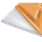 Axiome Twinwall Polycarbonate Roofing Sheet Clear 690mm x 4mm x 1000mm
