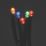 3000 LED Indoor & Outdoor Multi Colour Cluster Christmas Lights